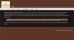 Desktop Screenshot of calicowebdev.com